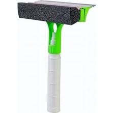 Su Püskürtmeli Pencere Sileceği, Spreyli Cam Temizleme Aparatı, Banyo Duşakabin Aynası Fayans Temizleyici, Çok Amaçlı Cam Silme Scrubber Asorti Renk 22 cm