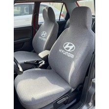 Zafaks Gri Hyundai Otomobil Servis Kılıfı Likralı Esnek Tüm Araç Modellerine Uyumlu