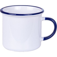 Nobyy Star Kulpu ve Ağız Çevresi Lacivert Enamel Kupa