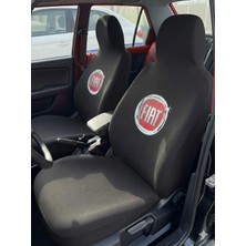 Zafaks Siyah Fiat Otomobil Servis Kılıfı Likralı Esnek Tüm Araç Modellerine Uyumlu
