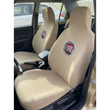 Zafaks Bej Fiat Otomobil Servis Kılıfı Likralı Esnek Tüm Araç Modellerine Uyumlu