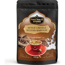 Hacı Halis Efendi Sütlü Cilveli Sultan Kahvesi Seti 200 gr + Özel Karışım Kuruyemiş 200 gr Set