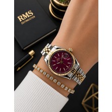 Grand Romanson Rms Romanson Vintage Mini Kasa Özel Kordon 2 Yıl Garantili 3 Atm Kadın Kol Saati+Bileklik A2145.413