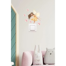 Kanvassepetinet Çiçek Perisi Priz Sticker