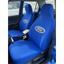 Zafaks Mavi Ford Otomobil Servis Kılıfı Likralı Esnek Tüm Araç Modellerine Uyumlu