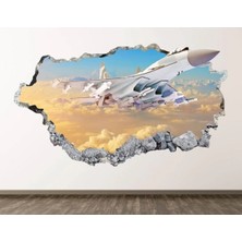 Kanvassepetinet Full Hd Baskı 3D Modern Duvar Sticker