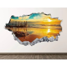Kanvassepetinet Full Hd Baskı 3D Modern Duvar Sticker