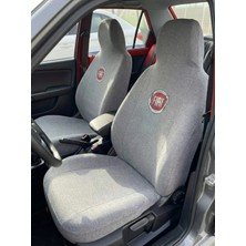 Zafaks Gri Fiat Otomobil Servis Kılıfı Likralı Esnek Tüm Araç Modellerine Uyumlu