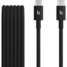 Beats Ikili Paket Usb-C’den Usb-C’ye Örgülü Kablo MDGC4EE/A – Jet Siyah
