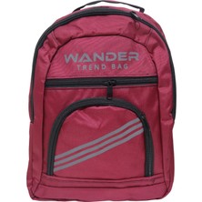 Bag Trend BT Unisex Çok Bölmeli Sırt Çantası 4 Gözlü Içi Astarlı Okul Spor Günlük Kullanım
