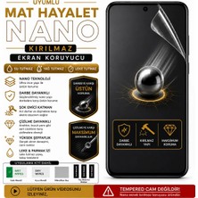 Astakos Realme C85 Pro Uyumlu Mat Gizli Hayalet Nano Darbe Emici Kırılmaz Hidrojel Tpu Ekran Koruyucu Film