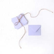 Bimotif Minik Zarf, 7x9 cm 50 Adet (Lila) 7 x 9