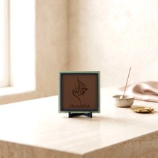 Miawiki Elhamdülillah Yazılı Modern Dekoratif Obje, Yaşam Alanlarına Huzur Katan Estetik Aksesuar 10X10 cm