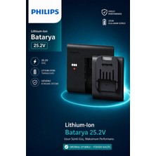 Philips Kablosuz Süpürge Aksesuarı, Lityum Iyon Pil Paketi 25,2V, Batarya, XC6557 Uyumlu