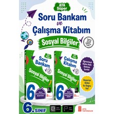 Ata Yayıncılık 6. Sınıf Ata Süper Sosyal Bilgiler Soru Bankam + Çalışma Kitabım Seti