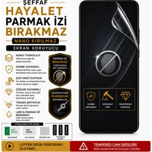 Astakos Tecno Camon 50 Uyumlu Şeffaf Kendini Onaran Hayalet Nano Hidrojel Darbe Emici Esnek Ekran Koruyucu Film