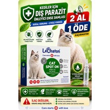 Kediler Için Dış Parazit Pire Bit Kene Deri Bakımı Için Bitkisel Ense Deri Damla 5x1 ml