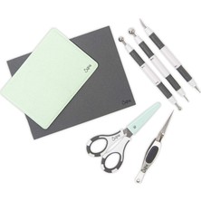 Sizzix Aksesuarı-Papierskulpturen-Set, Plastik/çelik, Çok Renkli, 22 x 17 x 3 cm