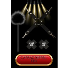 10 Parça Yetişkin Fantezi Set, Siyah, Kedi Maskesi, Kelepçeler, Kamçı, Tasma, Suni Kürk Aksesuar