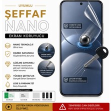 Astakos Xiaomi 17T Uyumlu 0.18 mm Şeffaf Nano Hidrojel Darbe Emici Esnek Ekran Koruyucu Film