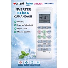 Öz Beyaz Eşya Grundıg Split Klima Kumandası