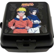 GENC DIJITAL BASKI Naruto Desenli Siyah Beslenme Kabı 3457