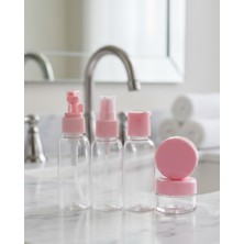 Toptan Bulurum Taşınabilir 5’li Seyahat Kozmetik Şişe Seti 30 ml Sızdırmaz