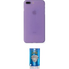 Marsilyan™- iPhone 7 Plus Kılıf Yadigar Yansıma Serisi - Şeffaf Royal Nano Ekran Koruyucu
