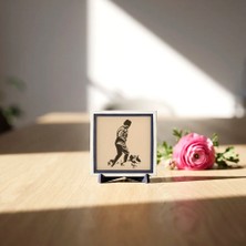 Miawiki Çağdaş Tasarım Atatürk Motifli Dekoratif Obje, Yaşam Alanınız Için Estetik Bir Dokunuş 10X10 cm