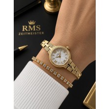 Grand Romanson Rms Romanson Vintage Mini Kasa Özel Kordon 2 Yıl Garantili 3 Atm Kadın Kol Saati+Bileklik A2239.20