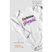 Morivo Kids Dedesinin Prensesi Uzun Kollu Çıtçıtlı Bebek Body