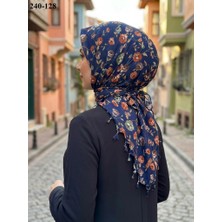 Dolce Life Desenli Sökme Boncuklu Eşarp 240-128