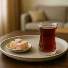 6’lı  Desenli Cam Çay Bardağı Seti – 160 ml Ince Belli Modern Tasarım – Isıya Dayanıklı Cam Bardak – Şık ve Zarif Sunum Için Çay ve Kahve Bardağı