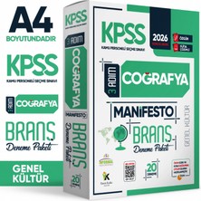 İnformal Yayınları 2026 Kpss Genel Kültür 3 Adım Coğrafya Manifesto 20LI Dijital Çözümlü Branş Deneme Paketi
