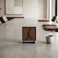 Miawiki Atatürk Silüetli Modern Dekoratif Obje, Yaşam Alanınıza Vizyon Katan Estetik Parça 10X10 cm