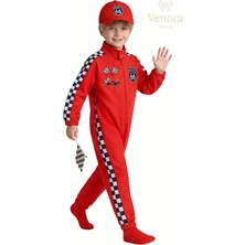 Venora Shop Unısex F1 Çocuk Yarışçı Kostümü