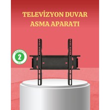 Uravas Store 32-42 Inç Tv Askı Aparatı Kolay Kurulum Düz ve Kompakt Tasarım