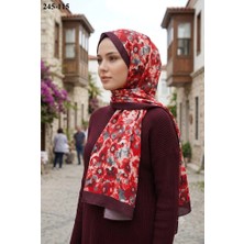 Sharell Soft Pamuk Şal (Bordo Serisi) 245-115