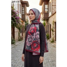 Sharell Soft Pamuk Şal (Bordo Serisi) 245-116