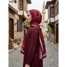Sharell Soft Pamuk Şal (Bordo Serisi) 245-121