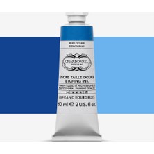 Lefranc&Bourgeois : Charbonnel : Renkli Gravür Mürekkebi : 60 ml : Ocean Blue