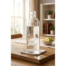 Kitchen Life 1 Litre Sızdırmaz Zaman Çizelgeli Cam Su Şişesi Motivasyonel Matara