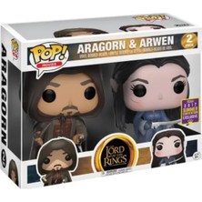 Funko Lord Of The Rings Pop! Movies Aragorn & Arwen Exclusive Vinyl Figure 2 -Pack Exclusive Figür Limited Edition Nadir Koleksiyonluk Figür