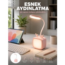 Epilons Şarj Edilebilir LED Masa Lambası Kablosuz Taşınabilir Gece Lambası