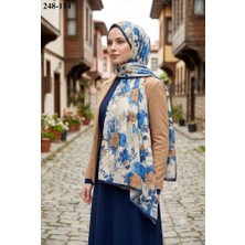 Sharell Fransız Ipeği Şal (Lacivert) 248-114
