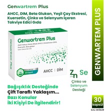 Genwartrem Plus, Aktif Heksoz Korele Bileşik (Ahcc), Diindolilmetan (Dım), Kuersetin, Beta Glukan  Içeren Takviye Edici Gıda