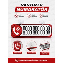 Şahinler Oto Aksesuar Tofaş Şahin 1.6 Dekor Plakalı Numaratör Kırmızı 20,5 x 7,5 Şhn