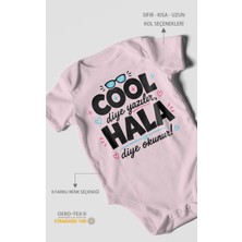 Morivo Kids Cool Diye Yazılır Hala Diye Okunur Kısa Kollu Bebek Body %100 Pamuk