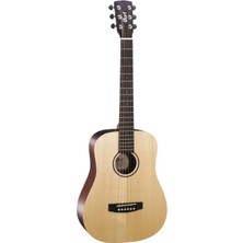 Cort Earthminif-Adirondack Op Elektro Akustik Gitar, Çantalı, Open Pore