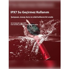 Gees Global Şarjlı ve Titreşimli Saç Masaj Tarağı Bakım Yağı Hazneli Fırça